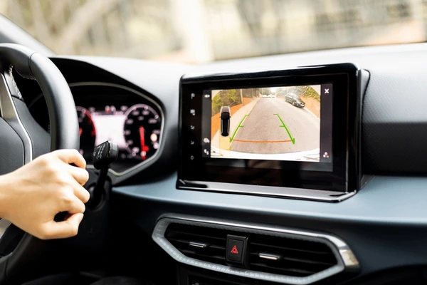 Testing Integrated Reverse Camera Displays in Consoles