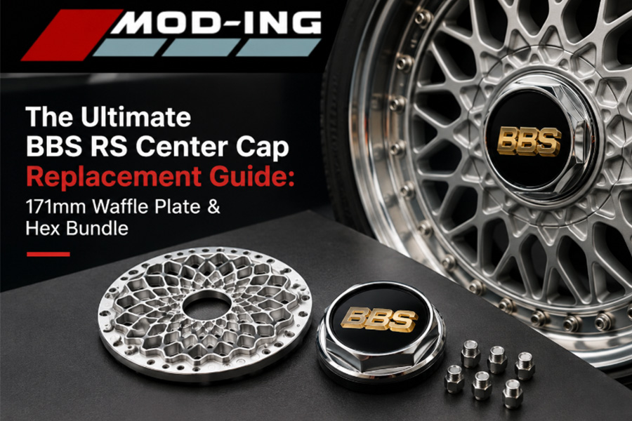 The Ultimate BBS RS Center Cap Replacement Guide 171mm Waffle Plate and Hex Bundle